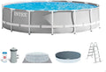 Intex kit Piscine Prism Frame Ronde Tubulaire (ø) 3,66 x (h) 0,99m
