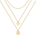 14K Gold Layered Choker Necklace