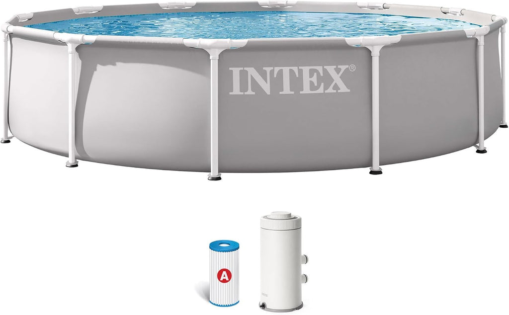 Intex kit Piscine Prism Frame Ronde Tubulaire (ø) 3,66 x (h) 0,99m