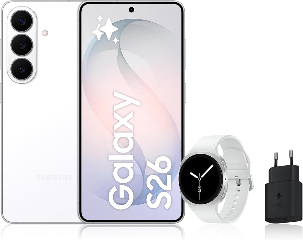 Samsung Galaxy S26, Smartphone Android 5G avec Galaxy AI, 512 Go, Chargeur Secteur Rapide 25W Inclus, Smartphone déverrouillé, Violet, Version FR