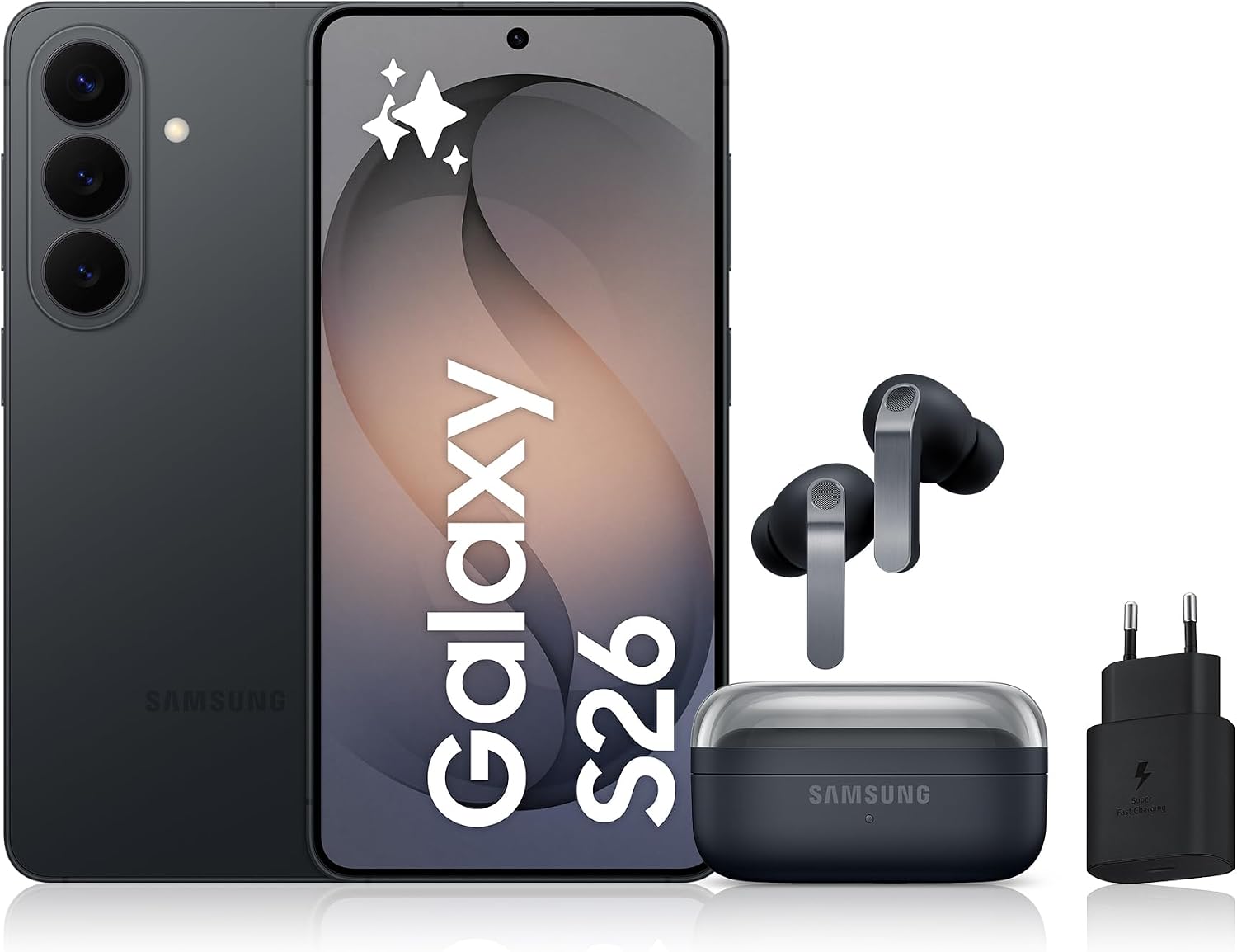 Samsung Galaxy S26, Smartphone Android 5G avec Galaxy AI, 512 Go, Chargeur Secteur Rapide 25W Inclus, Smartphone déverrouillé, Violet, Version FR