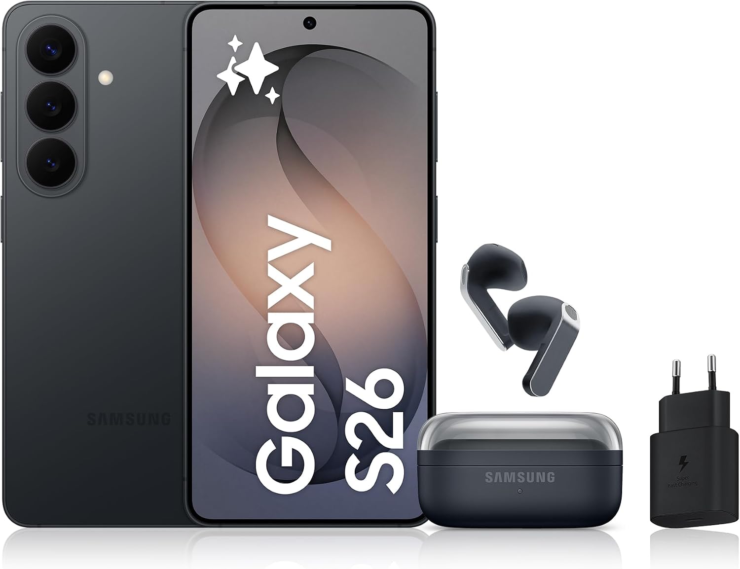 Samsung Galaxy S26, Smartphone Android 5G avec Galaxy AI, 512 Go, Chargeur Secteur Rapide 25W Inclus, Smartphone déverrouillé, Violet, Version FR