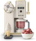 Ninja CREAMi Sorbetière Scoop and Swirl avec 2 pots, 13 modes NC701EUSTGD | pour réaliser crèmes glacées, glaces à l’italienne, gelatos, sorbets, milkshakes et plus, option Extra, Stone/Or
