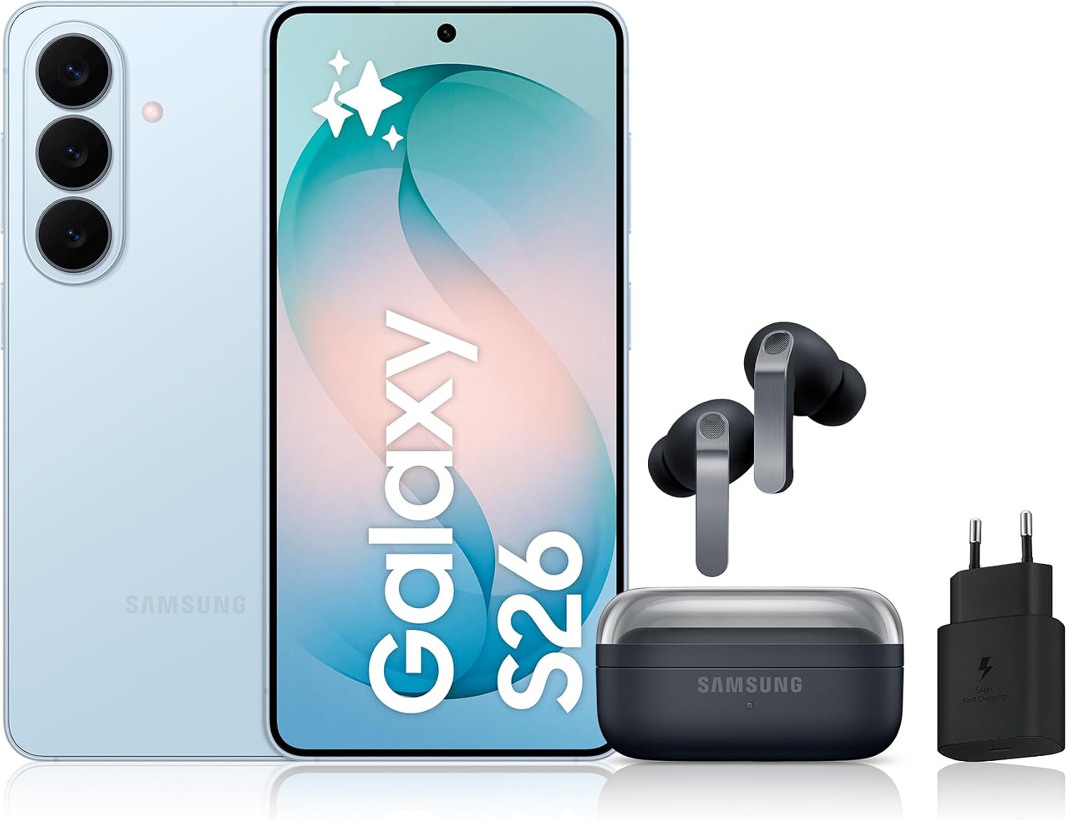 Samsung Galaxy S26, Smartphone Android 5G avec Galaxy AI, 512 Go, Chargeur Secteur Rapide 25W Inclus, Smartphone déverrouillé, Violet, Version FR
