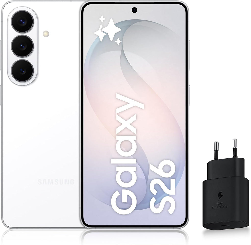 Samsung Galaxy S26, Smartphone Android 5G avec Galaxy AI, 512 Go, Chargeur Secteur Rapide 25W Inclus, Smartphone déverrouillé, Violet, Version FR