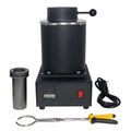 SHANGNIULU 2KG Gold Melting Furnace,1400W 2000F Digital Electric Melting Furnace with Graphite Crucible for Melt Scrap, Silver, Gold, Copper, Aluminum 110V Refining Casting