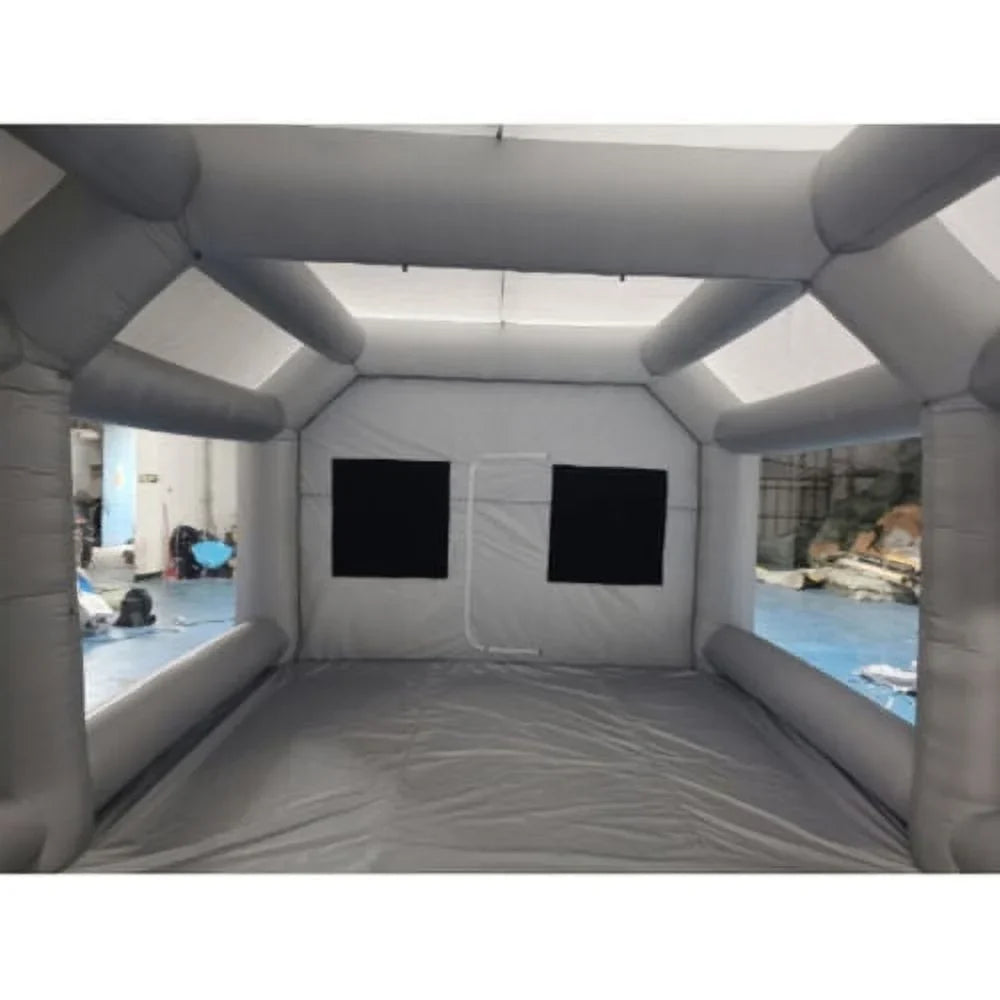 Inflatable Paint Spray Booth Car Painting Work Tent Filter System 26*15*10Ft