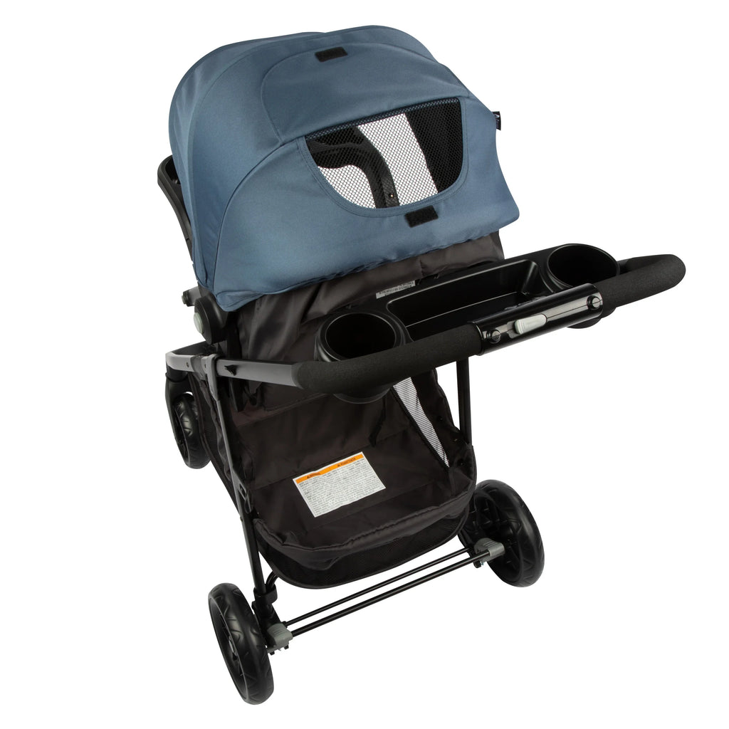 Safety 1st Grow and Go Sprint Modular Travel System Stroller with Rear-Facing Infant Car Seat, Bluestone
