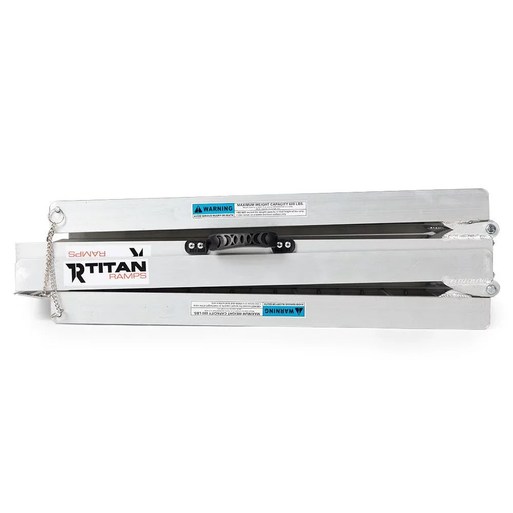 Titan Ramps 6' Multi-Fold Aluminum Wheelchair Ramp - 600 lb. Capacity