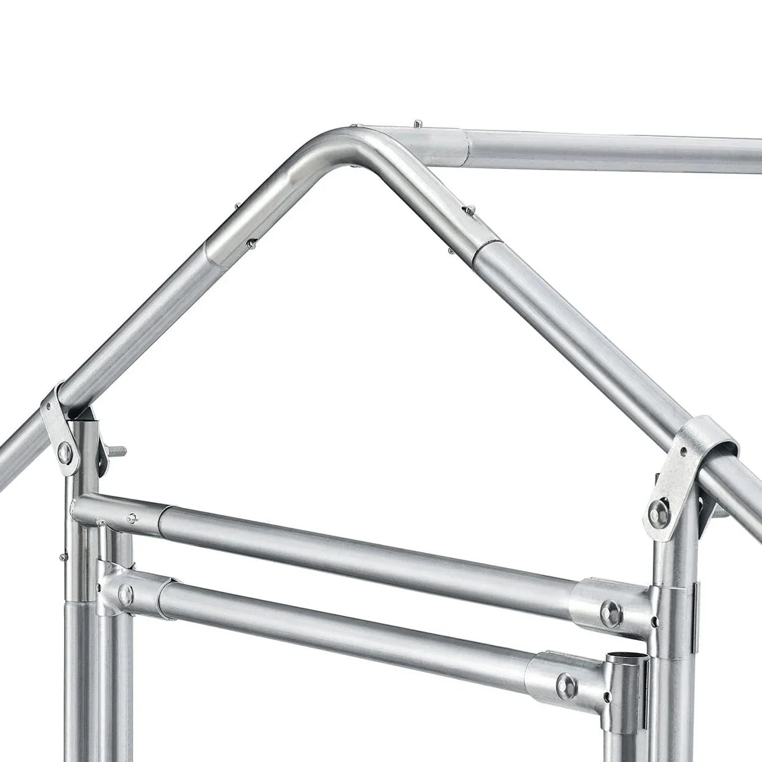 Large Metal Chicken Coop, Walk-in Chicken Run,Galvanized Wire Poultry Chicken Hen Pen Cage, Rabbits Duck Cages with Waterproof and Anti-Ultraviolet Cover for Outside(10' L x 6.6' W x 6.56' H)