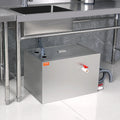 SKYSHALO 40LB Commercial Grease Interceptor Trap - A Stainless Steel Wastewater Filter