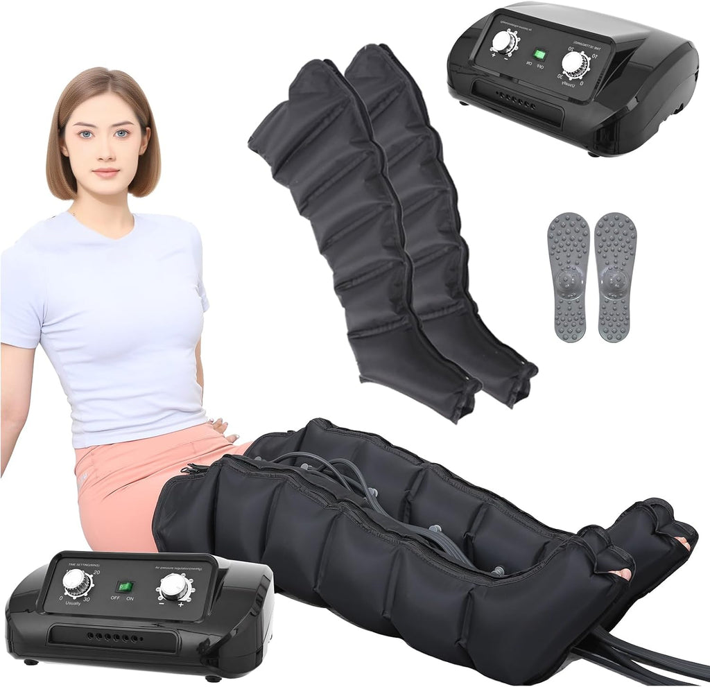 Bottes De Pressotherapie Jambes Et Ventre Et Bras | Pressothérapie 6 Chambres | Botte Pressothérapie Drainage Lymphatique Jambes Professionnel, Appareil À Compression Massage Jambe Circulation