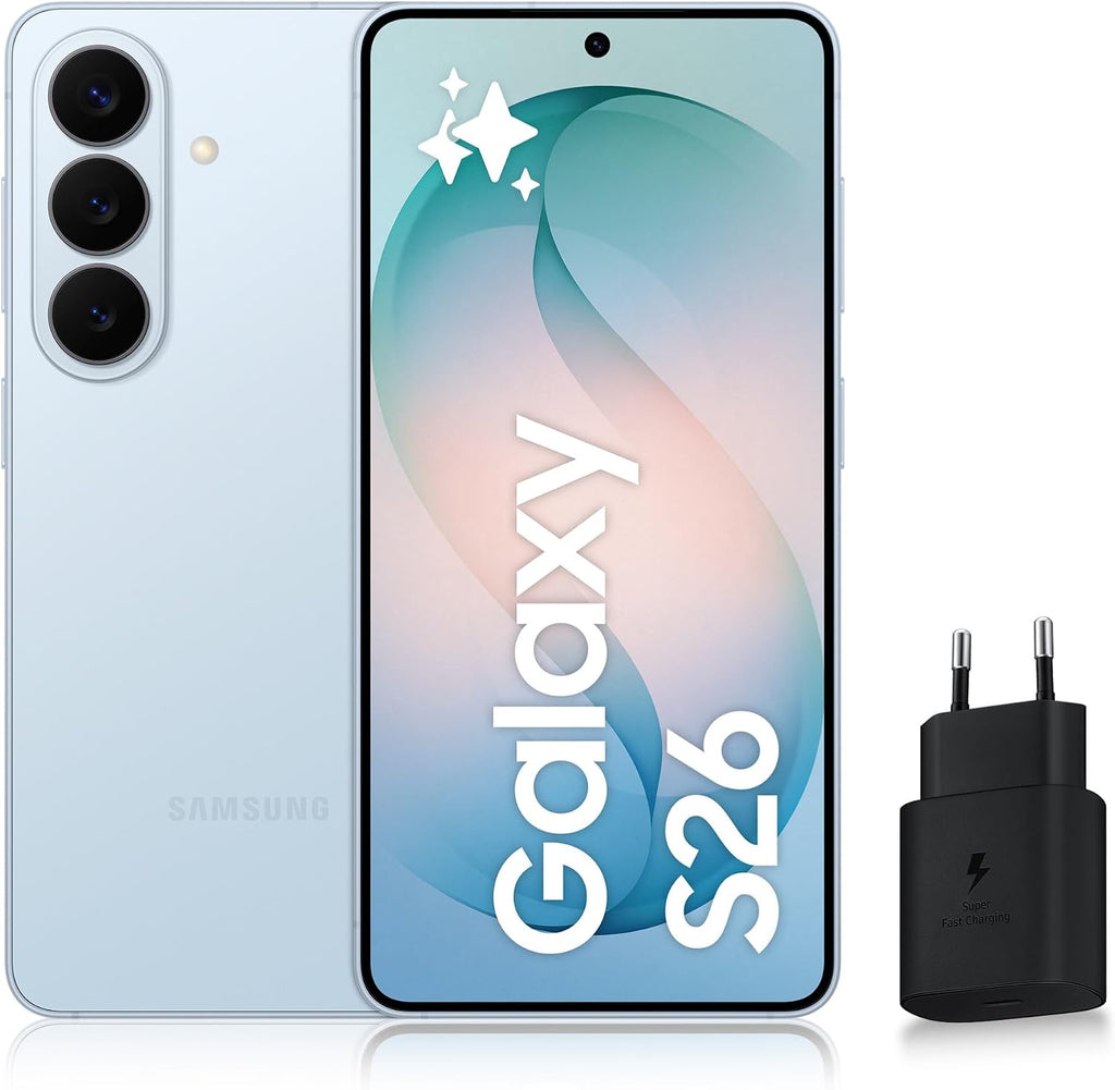 Samsung Galaxy S26, Smartphone Android 5G avec Galaxy AI, 512 Go, Chargeur Secteur Rapide 25W Inclus, Smartphone déverrouillé, Violet, Version FR