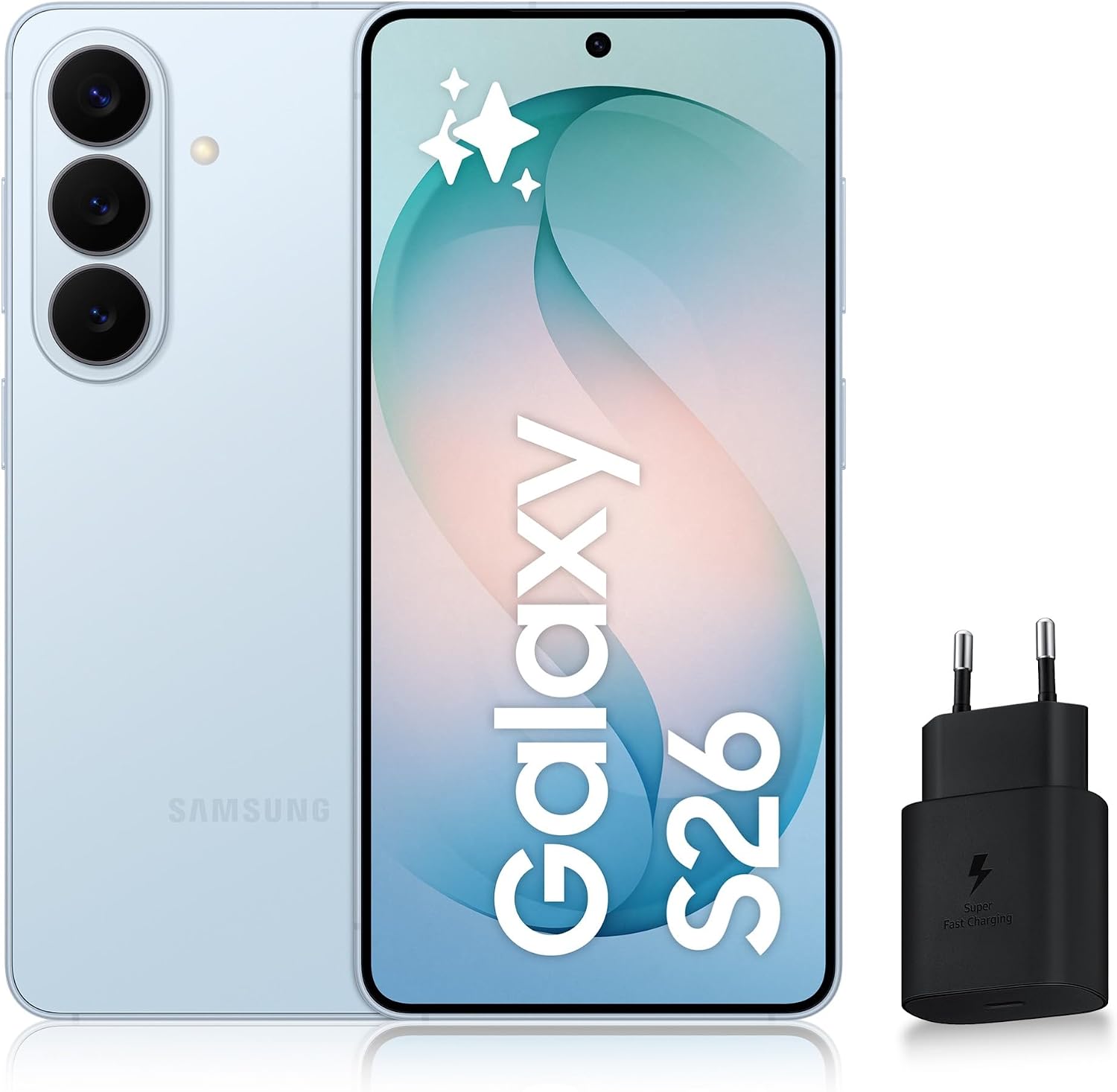 Samsung Galaxy S26, Smartphone Android 5G avec Galaxy AI, 512 Go, Chargeur Secteur Rapide 25W Inclus, Smartphone déverrouillé, Violet, Version FR