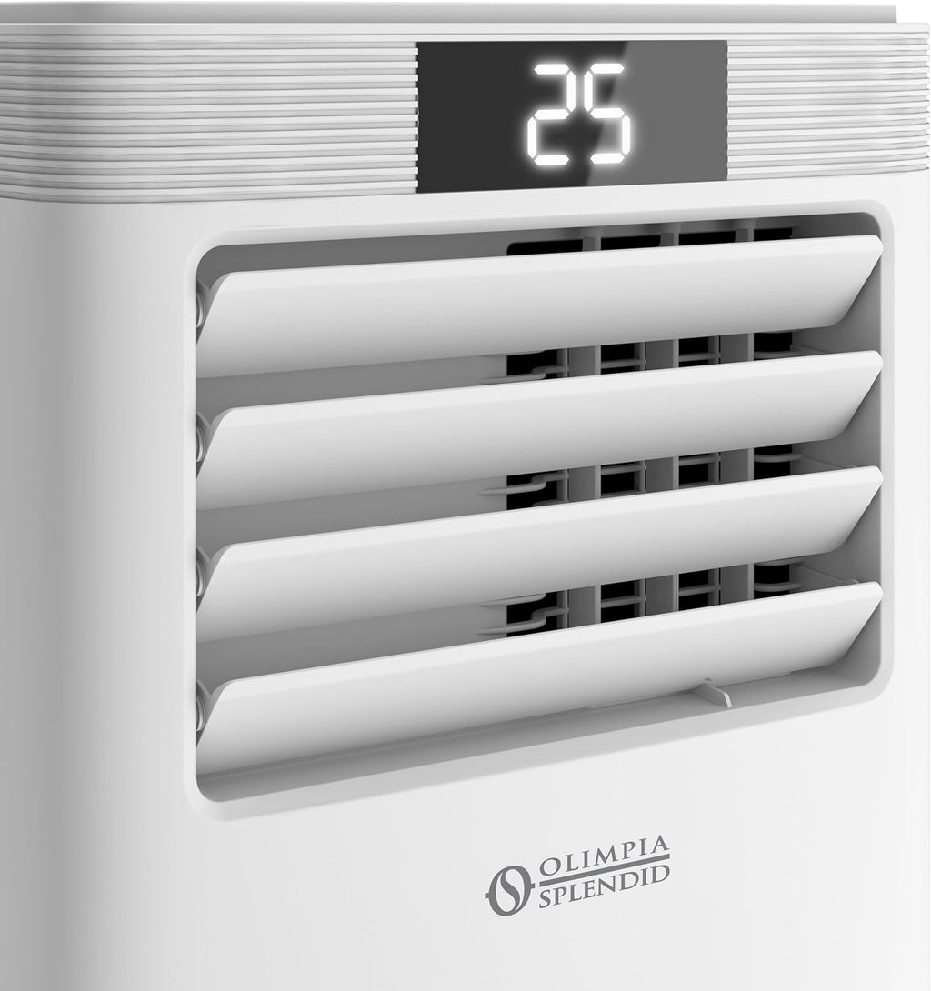 Olimpia Splendid - 02474 Dolceclima 10 HP WiFi Climatiseur portable - 10 000 BTU/h, capacité nominale 2,6 Kw, avec télécommande et WiFi intégré, Gaz naturel R290, Blanc