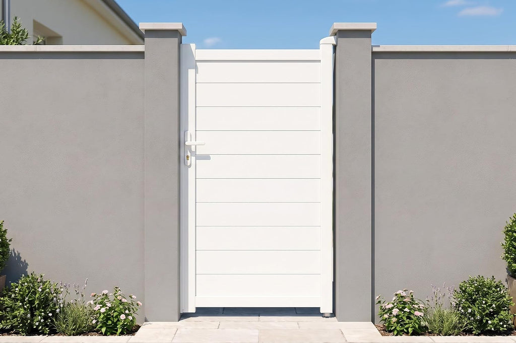Casanoov Aluminium Driveway Folding gate 4m Eiger 400B160 Grey