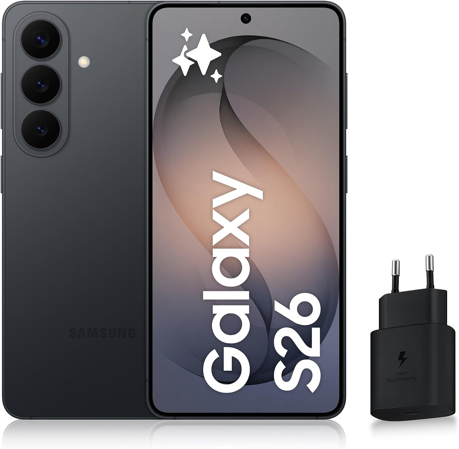 Samsung Galaxy S26, Smartphone Android 5G avec Galaxy AI, 512 Go, Chargeur Secteur Rapide 25W Inclus, Smartphone déverrouillé, Violet, Version FR