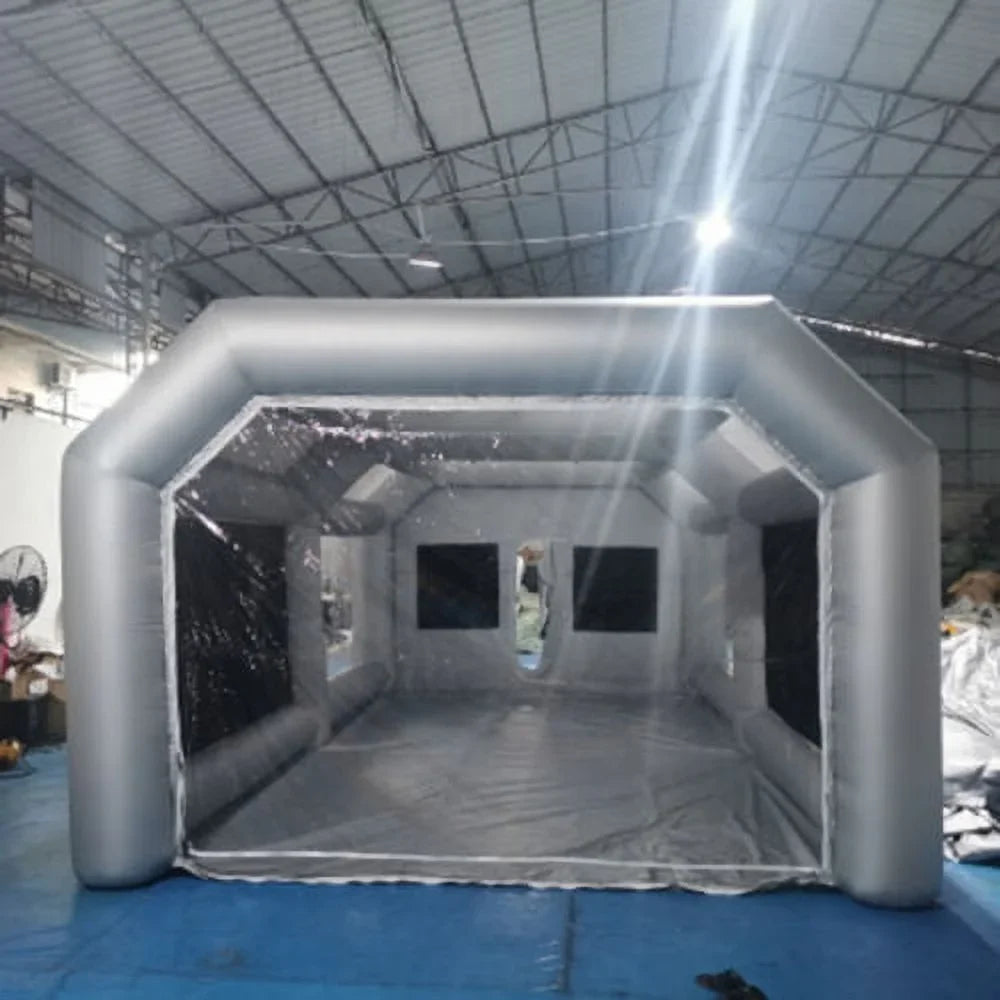 Inflatable Paint Spray Booth Car Painting Work Tent Filter System 26*15*10Ft