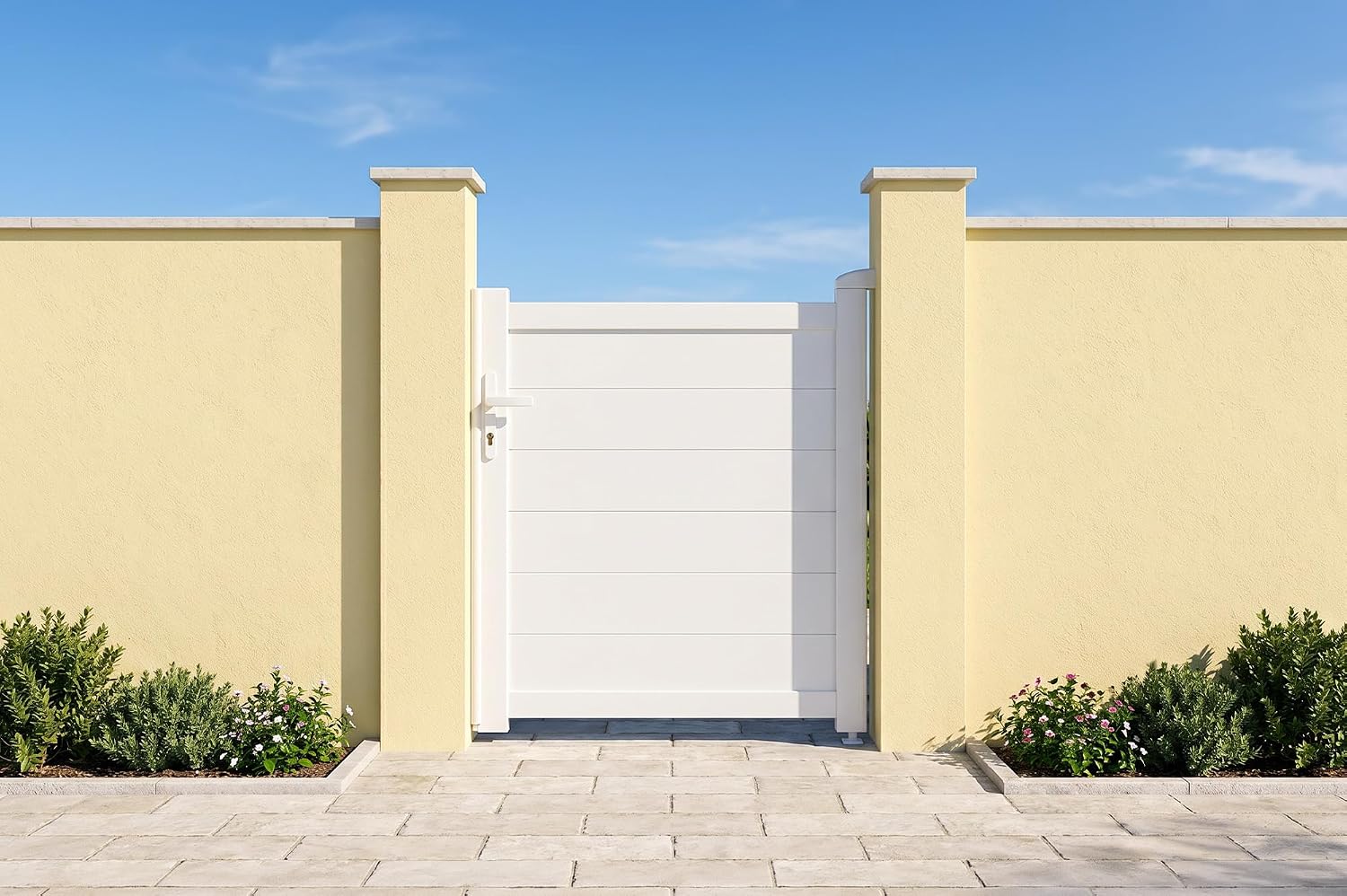 Casanoov Aluminium Driveway Folding gate 4m Eiger 400B160 Grey
