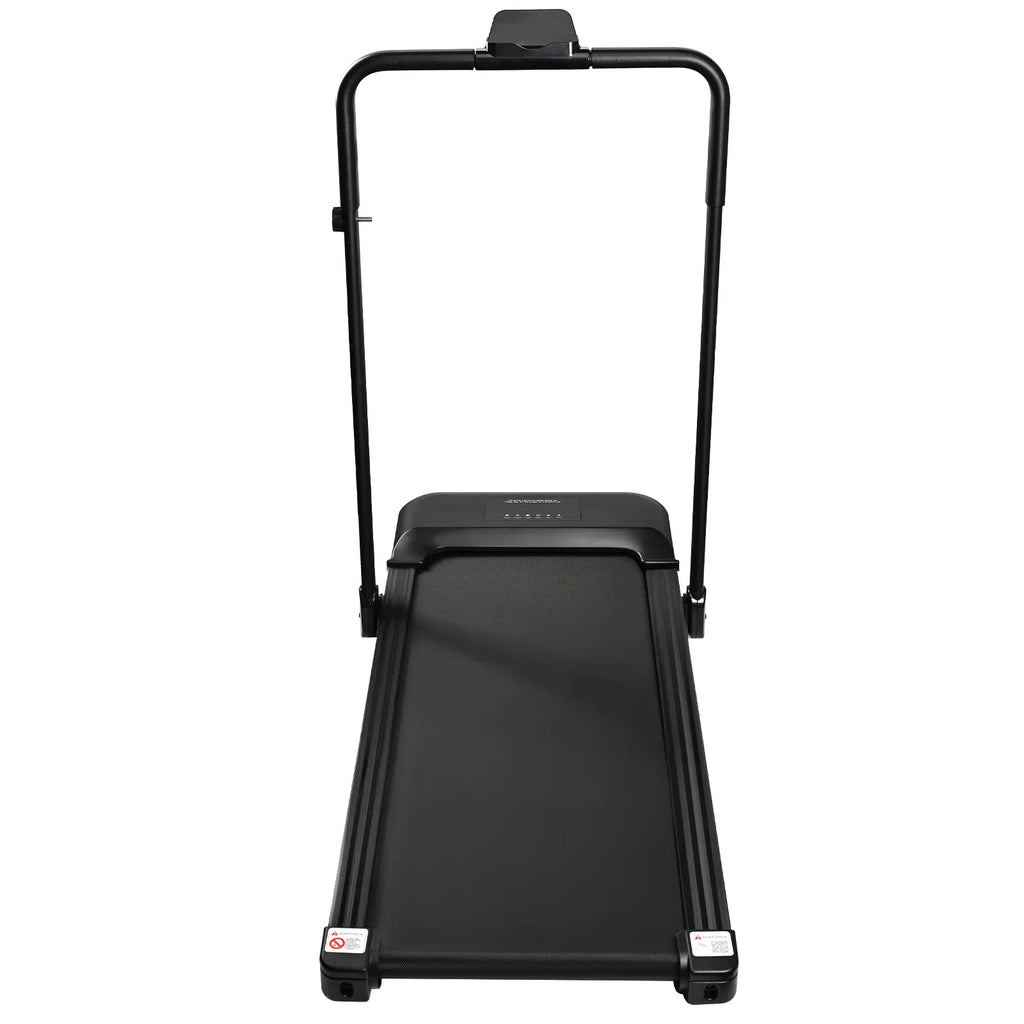Foldable Treadmill Walking Pad, 6.2MPH Folding Treadmill Under Desk with Handle for Office Home, 2.5HP Running Machine with Remote Control, Safety Lock, 300LBS Weight Capacity