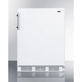 Built-in undercounter all-refrigerator for residential use, auto defrost with white exterior