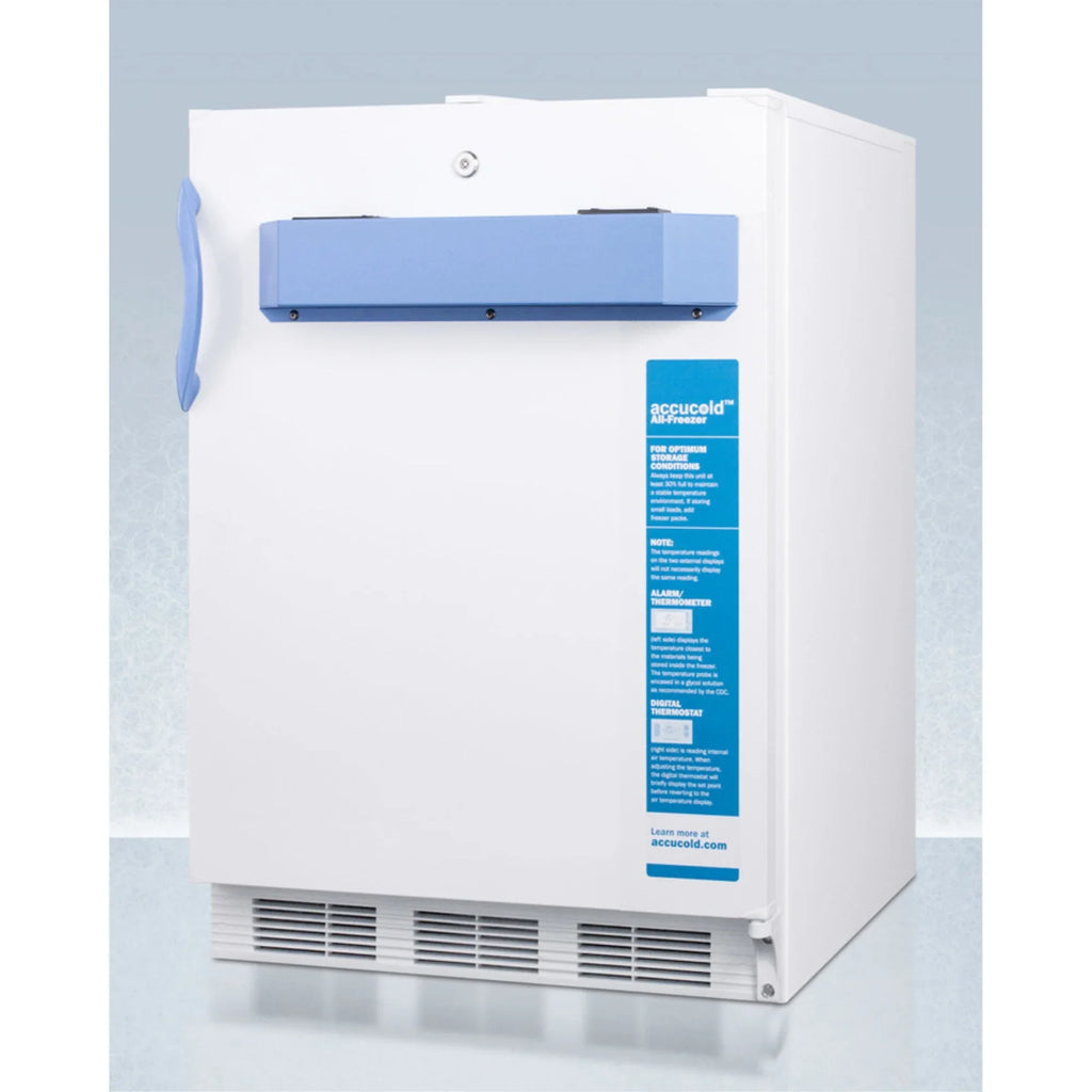 24" Wide Built-in ADA Height -25Ã¯Â¿Â½C Manual Defrost Medical All-Freezer VT65MLBIMED2ADA