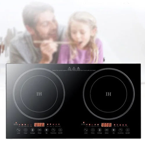 Portable Dual Induction Cooktop Cooker Burner Stove Hot Plate Countertop 2400W