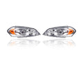Headlight Assembly - DEPO Compatible/Replacement for '06-13 Chevrolet Impala Monte Carlo - Pair, Left Driver + Right Passenger Set - 25958360, 25958359 - CAPA
