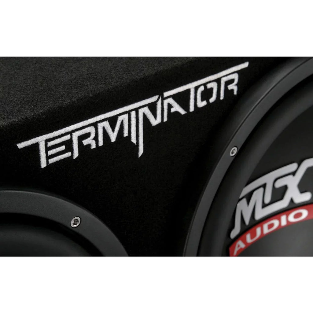 MTX TNE212D 12-Inch 1200-Watt Car Audio Dual Loaded Subwoofer Enclosure (4 Pack)
