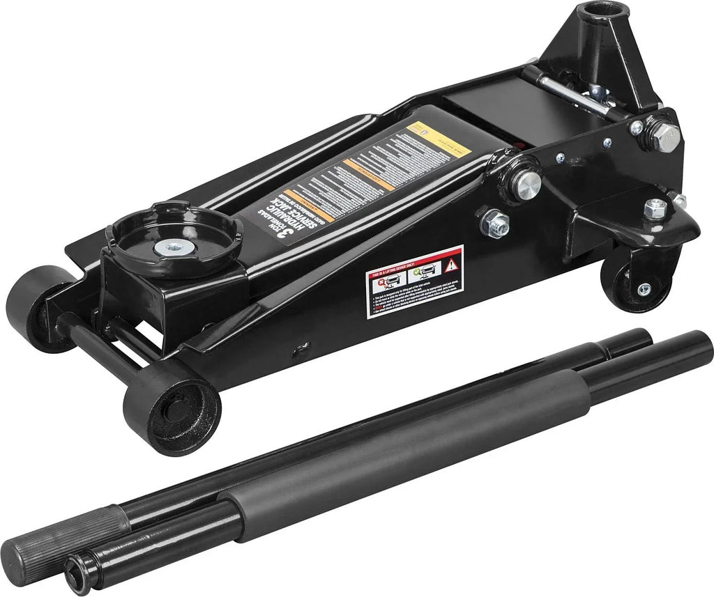 Torin 3 Ton Floor Jack Hydraulic Heavy Duty Steel Car Jack with Quick Lift Dual Pump,Black,W8303-B
