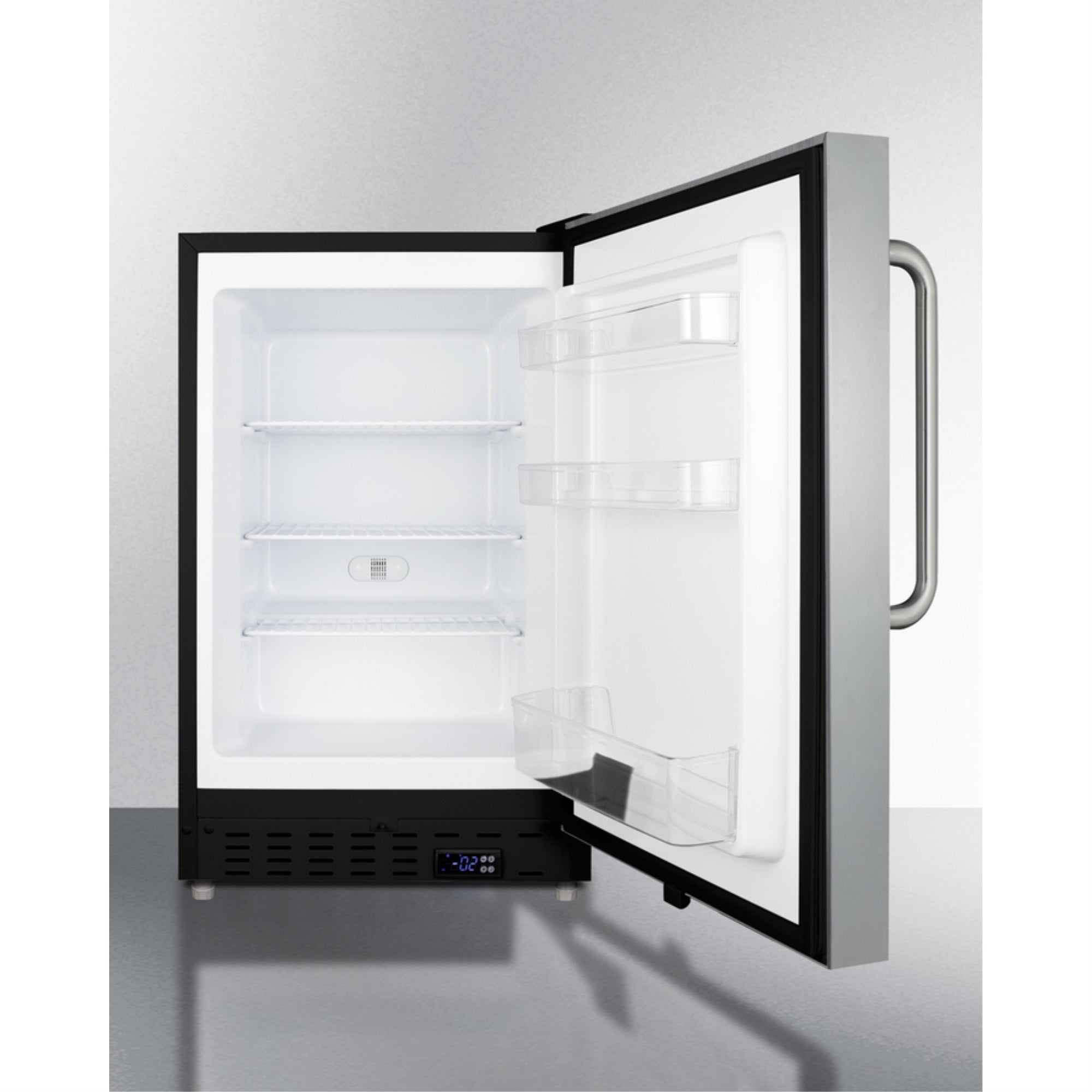 Summit ALFZ37BCSS 20 in. Built-In All-Freezer, Stainless Steel - 25 in.