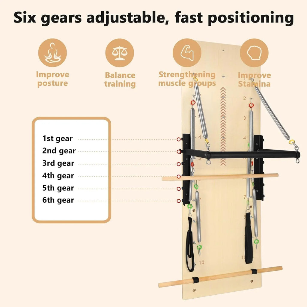 ARKANTOS Pilates Springboard, Exercise Equipment for The Home, Studio