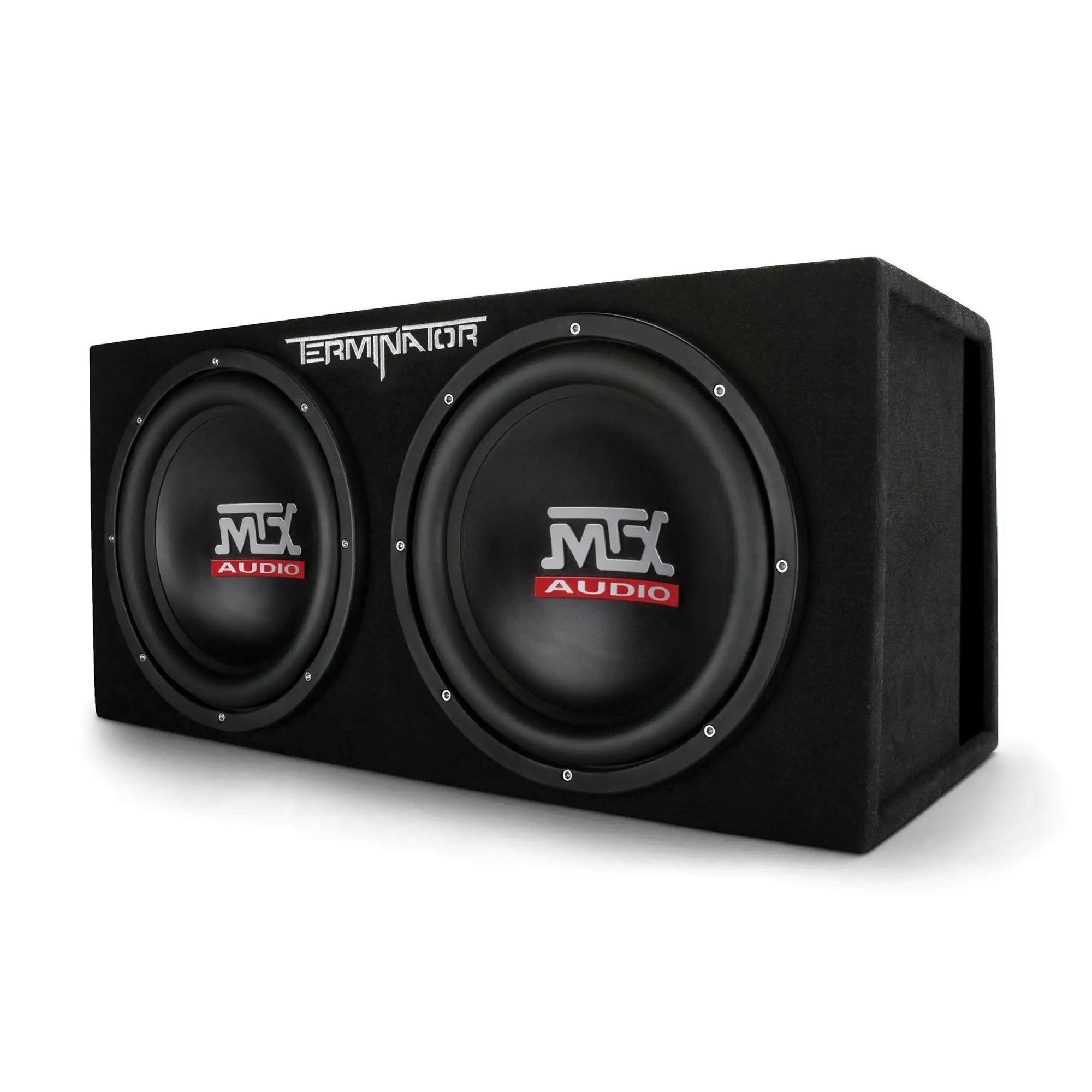 MTX TNE212DV 12-Inch 2000-W Max Audio Dual Loaded Subwoofer Enclosure (4 Pack)