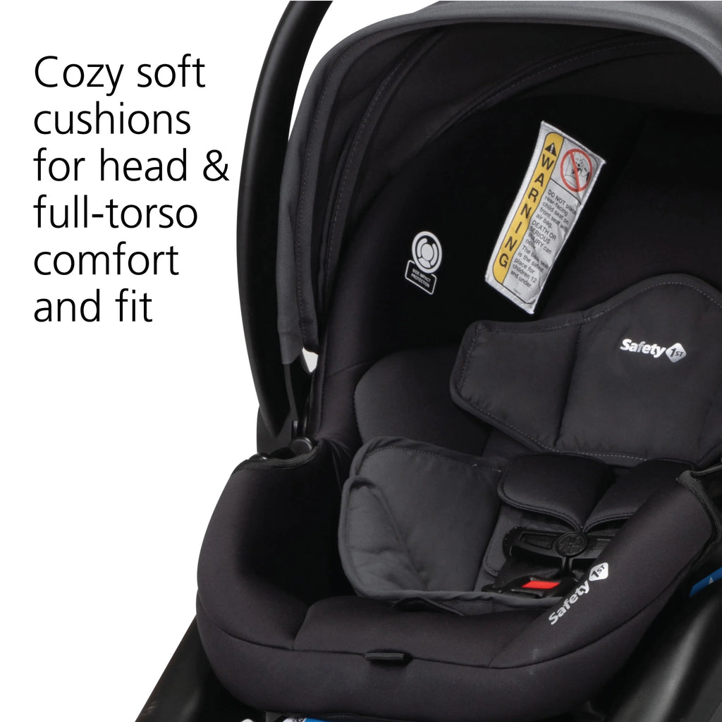 Safety 1st Grow and Go Sprint Modular Travel System Stroller with Rear-Facing Infant Car Seat, Bluestone