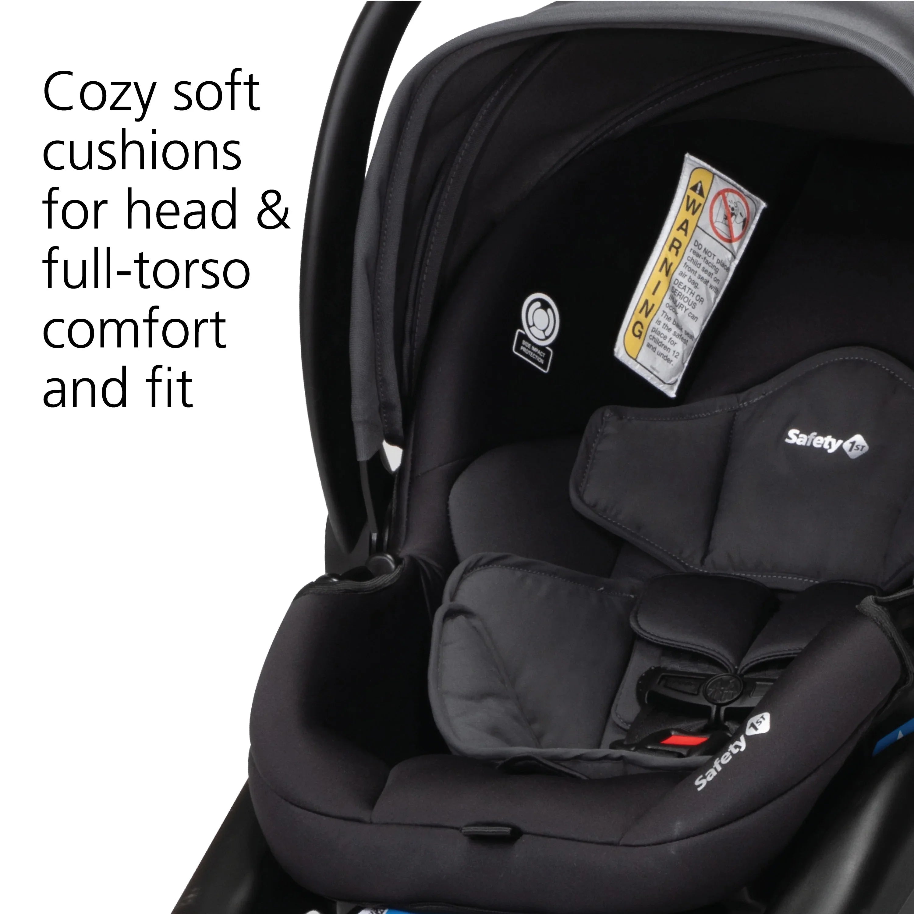 Safety 1st Grow and Go Sprint Modular Travel System Stroller with Rear-Facing Infant Car Seat, Bluestone