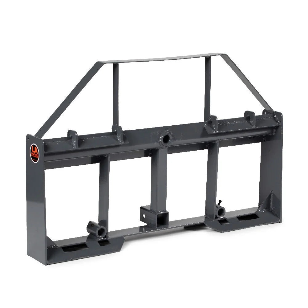 Titan Attachments UA USA Made Grey Pallet Fork Frame Attachment, Rated 4,000 LB