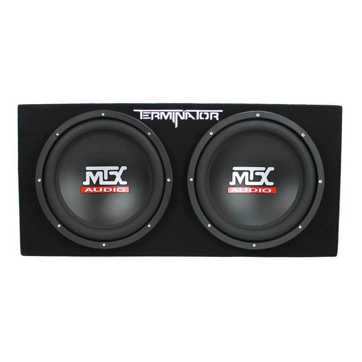 MTX TNE212D 12" 1200W Dual Loaded Car Subwoofer and Boss 1100W Amplifier w/ Kit