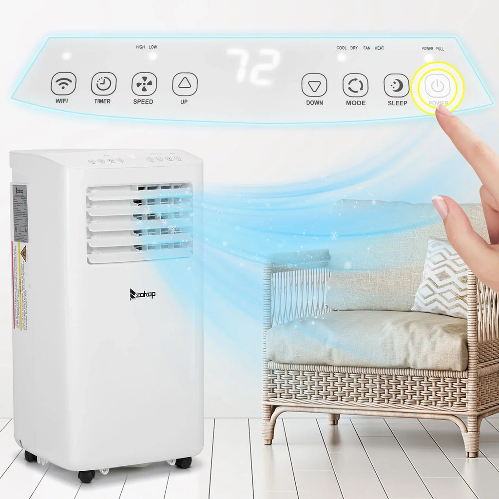 GoDecor Portable Air Conditioner, 8,000 BTU, White