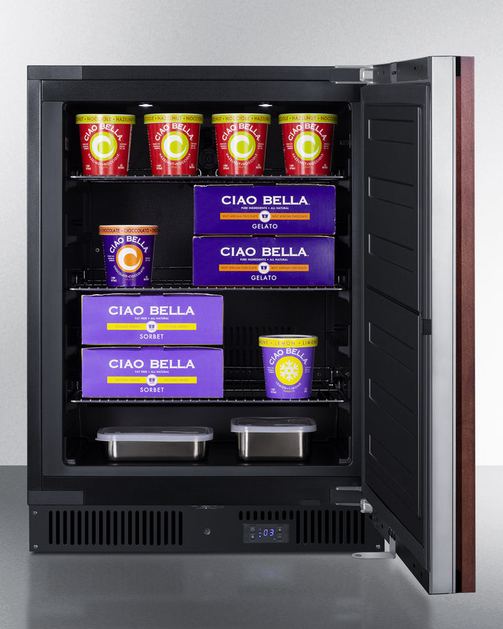 24" Wide Built-In All-Freezer, ADA Compliant (Panel Not Included)