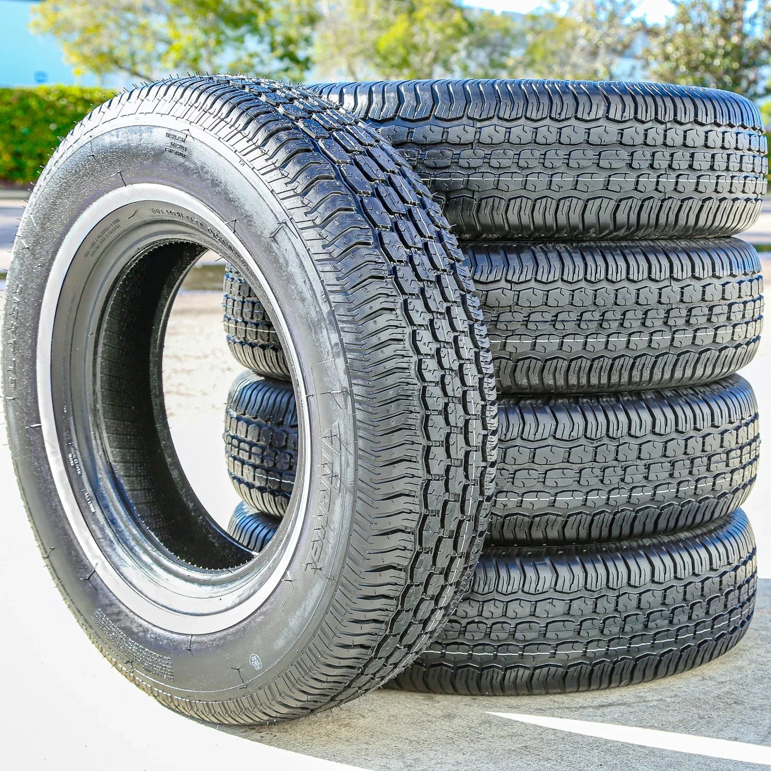 Set of 4 (FOUR) Tornel Classic 155/80R13 79S A/S All Season Tires Fits: 1988-92 Toyota Corolla LE, 1995-96 Toyota Tercel DX