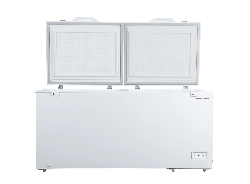 Hamilton Beach 17 Cu. ft. Chest Freezer, Double Door, HBFRF1749, White