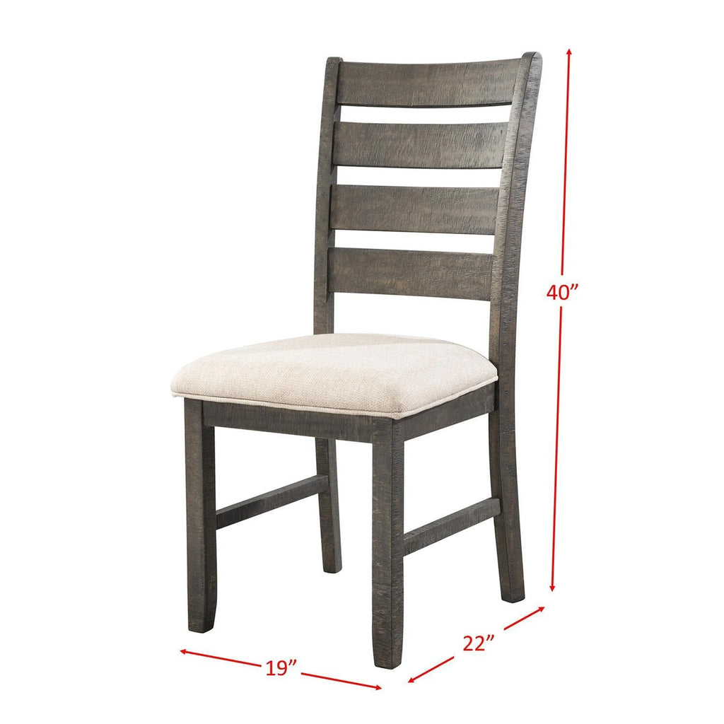 HomeStock Rustic Retreat Side Chair Set