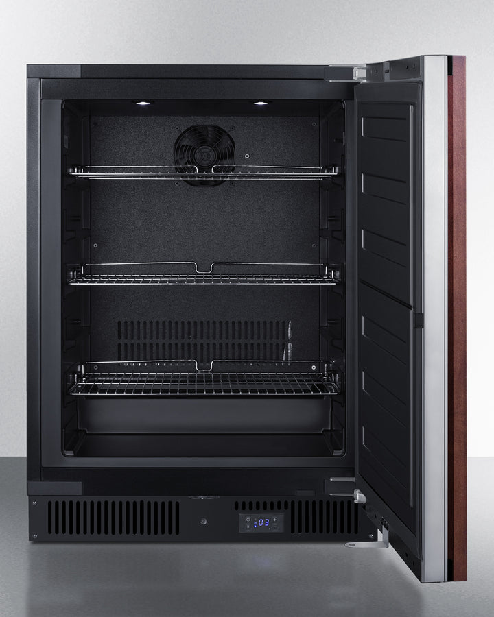 24" Wide Built-In All-Freezer, ADA Compliant (Panel Not Included)