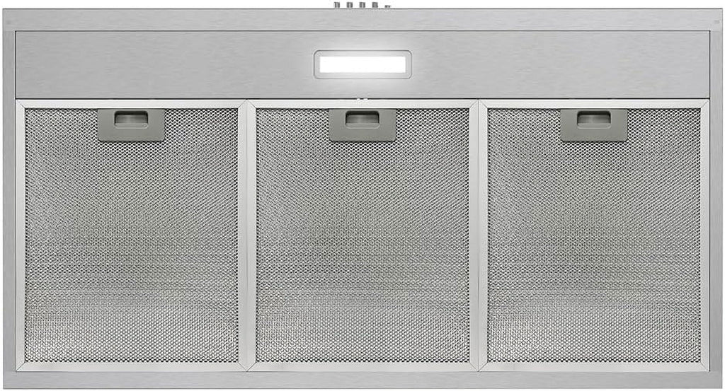 Streamline 36 in. Longhena Convertible Undermount Range Hood in Brushed Stainless Steel with Mesh Filters, Push Button Control, LED Light