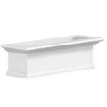 4823W Yorkshire 3 Foot Window Box - White