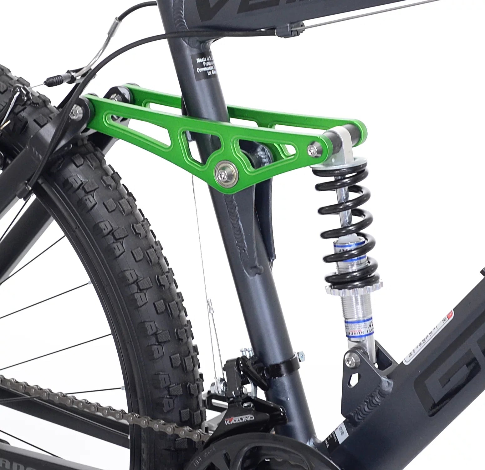 Genesis 26" V2100 Men's Dual Suspension Mountain Bike, Slate Gray