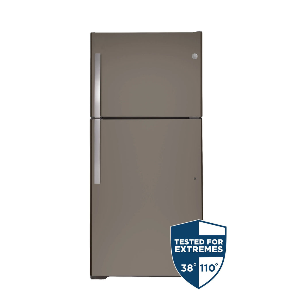 GE GTS22KMNRES 21.9 Cu. Ft. Slate Top Freezer Refrigerator
