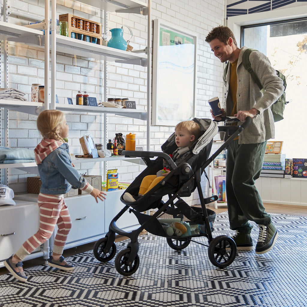 Safety 1st Grow and Go Sprint Modular Travel System Stroller with Rear-Facing Infant Car Seat, Bluestone