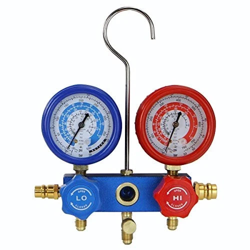 XtremepowerUS 3CFM or 4CFM Air Vacuum Pump HVAC A/C Refrigeration Kit AC Manifold Gauge Set ( 3CFM 1/4HP Air Vacuum Pump)