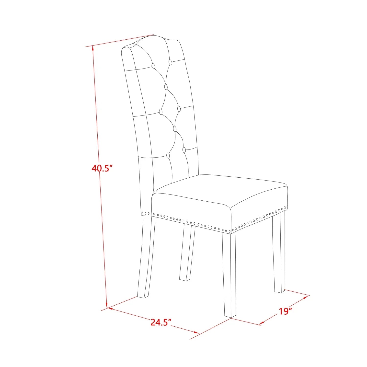 HomeStock Rustic Retreat 3-Pc Wood Dining Table Set Included A Round Kitchen Table & 2 Parsons Chairs, Smoke Color Linen Fabric Parson Chairs Seat With Rubber Wood Legs, Linen White Finish